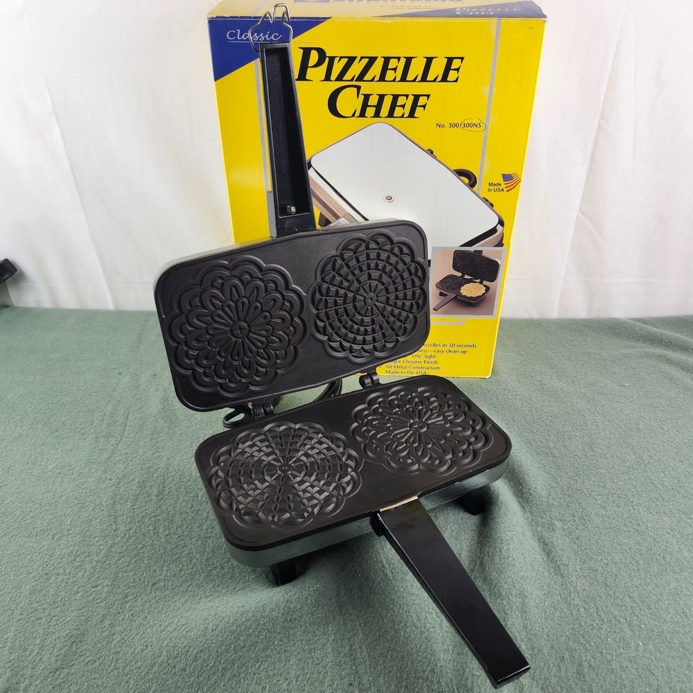 Vitantonio Pizzelle Chef No. 300-NS Italian Cookie Maker - Picture 3 of 10